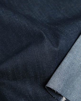 Tissu Jean Indigo Brut Epais - Mercerine