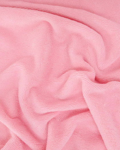 Tissu Eponge Bambou Bois de Rose Lou - Mercerine