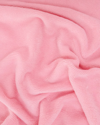 Tissu Eponge Bambou Bois de Rose Lou - Mercerine