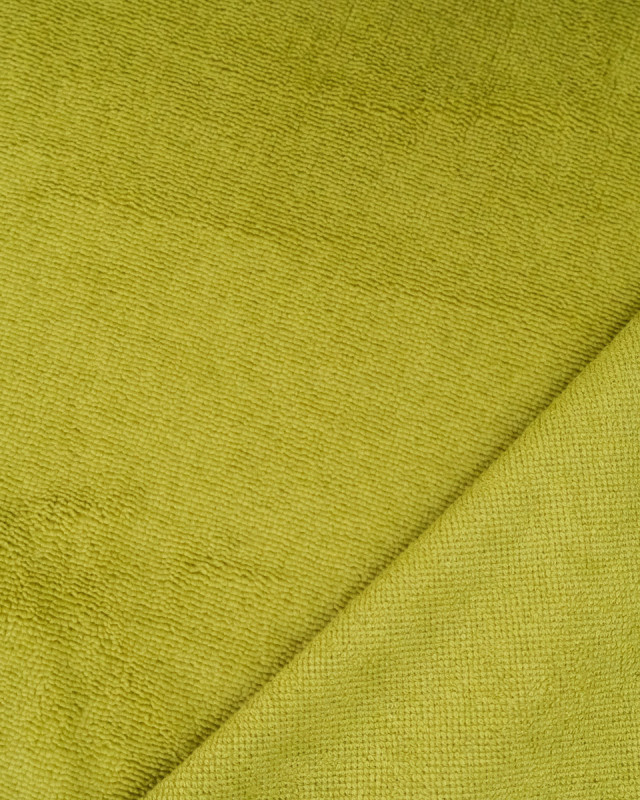 Tissu Eponge Bambou Kaki Lou - Mercerine