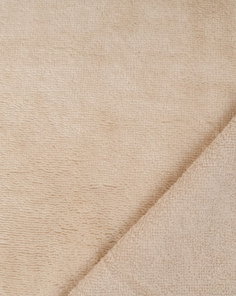Tissu Eponge Bambou Taupe Lou - Mercerine