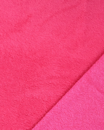 Tissu Eponge Bambou Rose Indien Lou - Mercerine