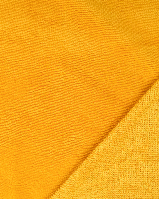Tissu Eponge Bambou Safran Lou - Mercerine