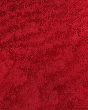 Tissu Eponge Bambou Carmin Lou - Mercerine