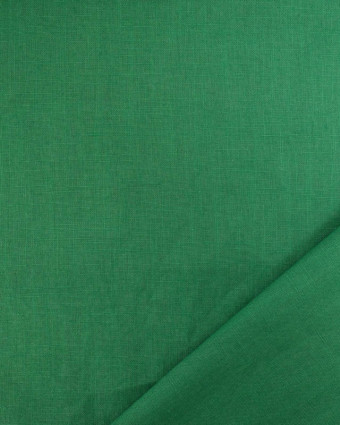 Tissu Lin Ramie Coton Vert Gazon - Mercerine
