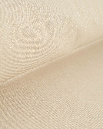Effet Lin Lurex Naturel Or- 280cm - Mercerine