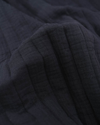 Tissu Matelassé Double Gaze Double Face Léopard  - Mercerine