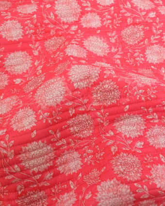Matelassé Coton Jaipur Légende Rose - Mercerine