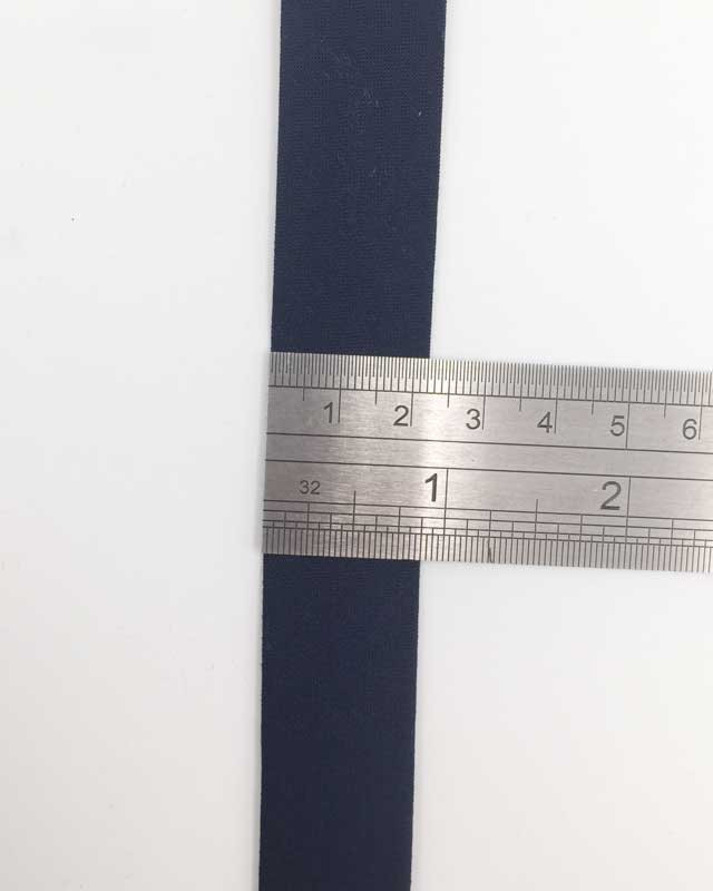 Biais coton Bio bleu navy 20mm - Mercerine