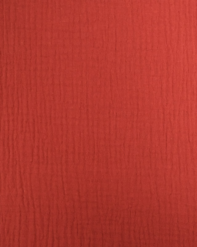 Gaze de Coton Terracotta Oeko-tex Thaïs