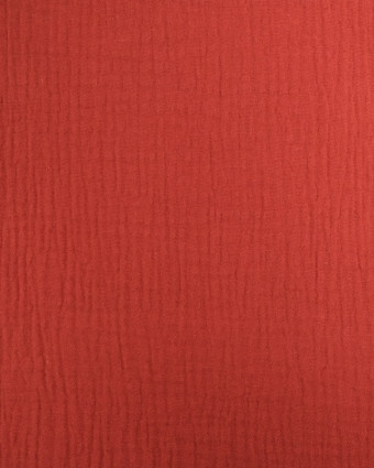 Gaze de Coton Terracotta Oeko-tex Thaïs