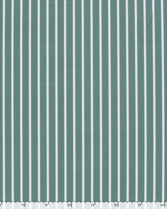 Tissu Maillot de Bain à Rayures Bleu Gris - Mercerine