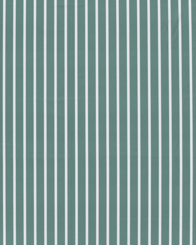 Tissu Maillot de Bain à Rayures Bleu Gris - Mercerine