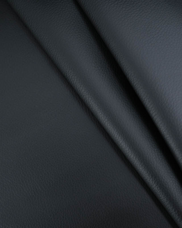 Tissu Simili Cuir Séville Noir - Mercerine