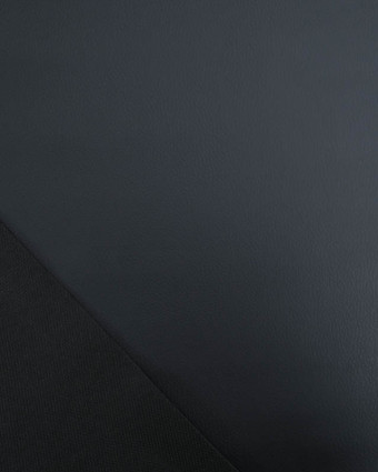 Tissu Simili Cuir Séville Noir - Mercerine