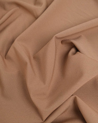 Tissu Polyviscose Stretch Camel - Mercerine