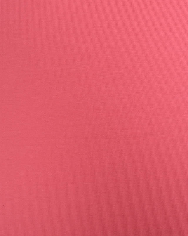 Tissu Jersey de Coton Uni Corail - Mercerine