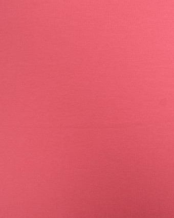 Tissu Jersey de Coton Uni Corail - Mercerine
