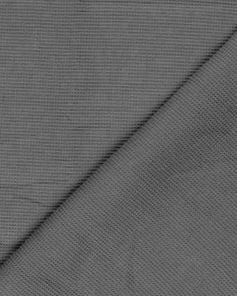 Tissu Mini Nid d'Abeille Gris - Mercerine