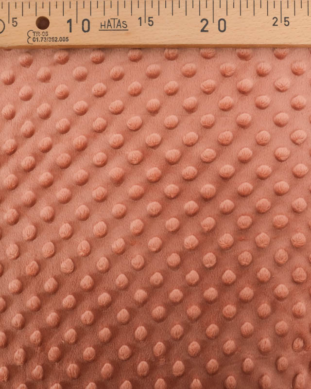 Tissu Minky Bubble Ginger - Mercerine