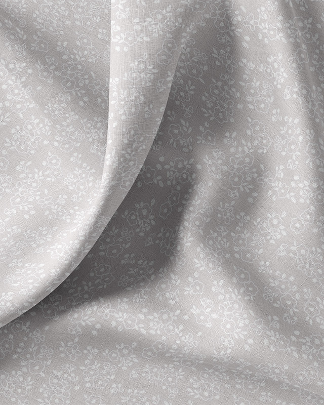 Tissu Coton Petites Fleurs Champêtre - 3 Coloris  - Mercerine
