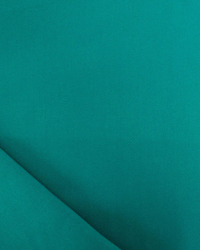 Coupon - Tissu Sergé Coton Uni Hector - 20 Coloris