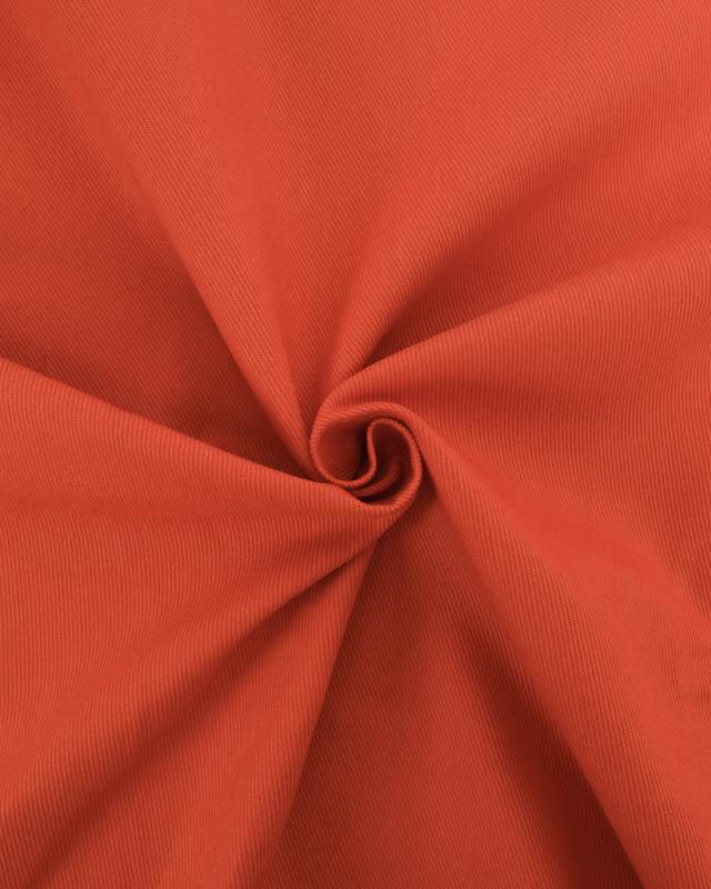 Coupon - Tissu Sergé Coton Uni Hector - 20 Coloris