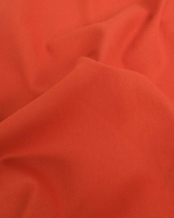 Coupon - Tissu Sergé Coton Uni Hector - 20 Coloris