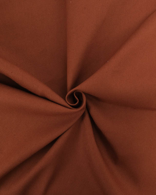 Coupon - Tissu Sergé Coton Uni Hector - 20 Coloris