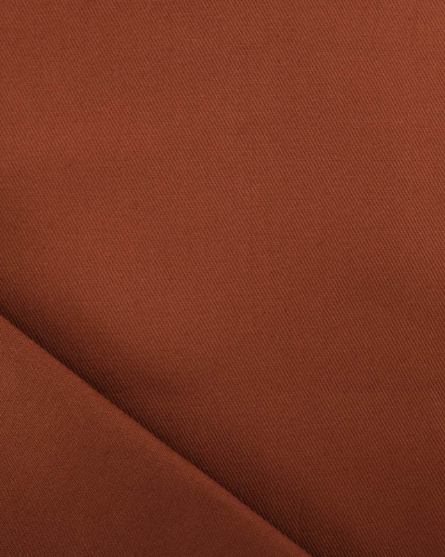Coupon - Tissu Sergé Coton Uni Hector - 20 Coloris