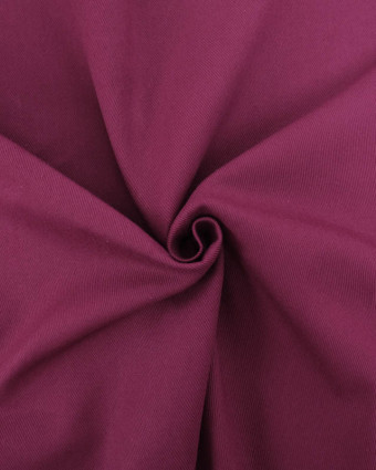 Coupon - Tissu Sergé Coton Uni Hector - 20 Coloris