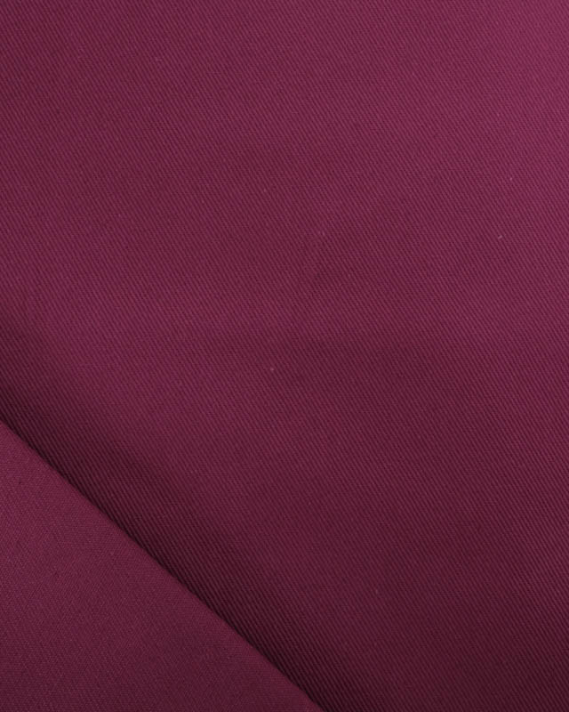 Coupon - Tissu Sergé Coton Uni Hector - 20 Coloris