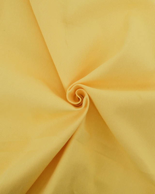 Coupon - Tissu Sergé Coton Uni Hector - 20 Coloris