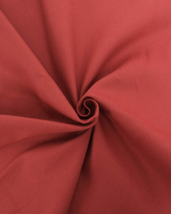Coupon - Tissu Sergé Coton Uni Hector - 20 Coloris