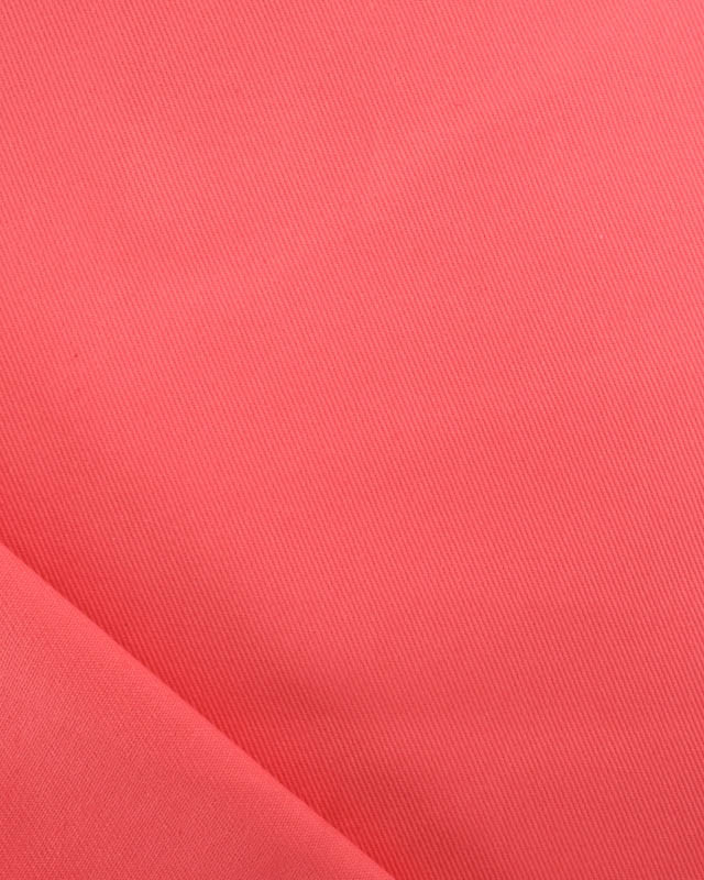 Coupon - Tissu Sergé Coton Uni Hector - 20 Coloris