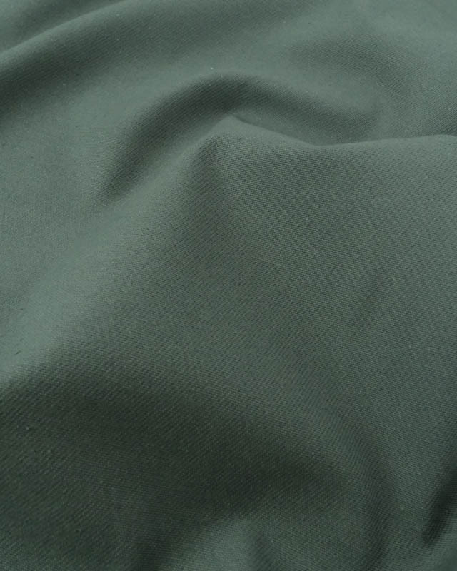 Coupon - Tissu Sergé Coton Uni Hector - 20 Coloris