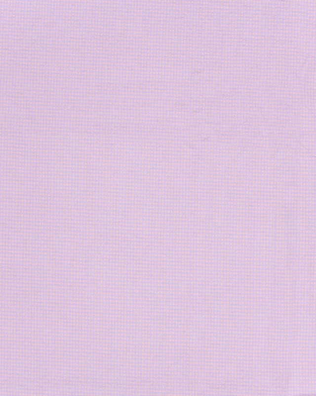 Tissu Seersucker Mini Vichy Lilas Pêche - Mercerine