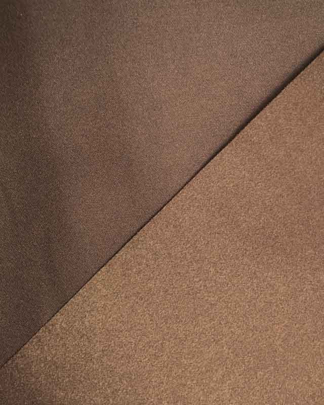 Coupon - Doublure Marron Chocolat Satin - par 10cm