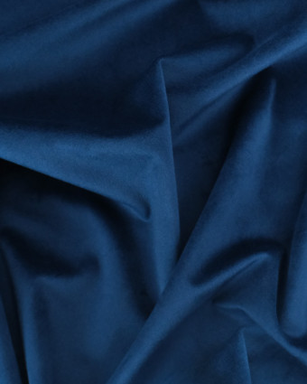 Velours Suédine Ameublement Navy Victor - Mercerine