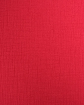 Gaze de Coton Rouge Oeko-tex Thaïs - Mercerine