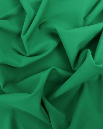 Tissu Lycra Uni Vert - Oeko-Tex - Mercerine