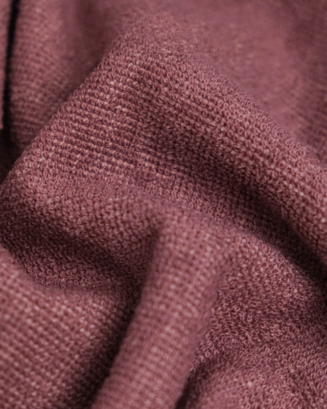 Tissu Eponge Bambou Raisin Lou - Mercerine