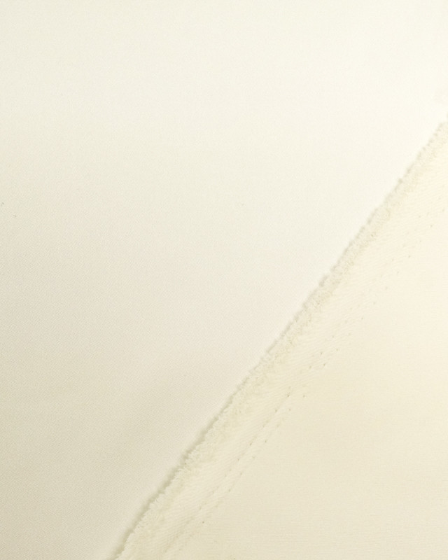 Tissu satin écru ciara - Mercerine