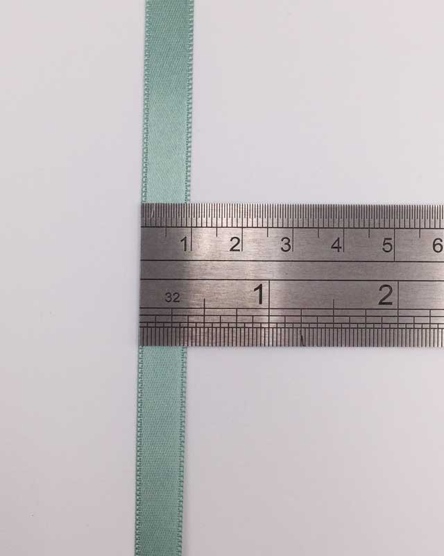 Coupon - Ruban satin vert eucalyptus