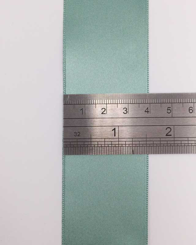 Coupon - Ruban satin vert eucalyptus