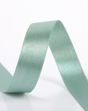 Coupon - Ruban satin vert eucalyptus