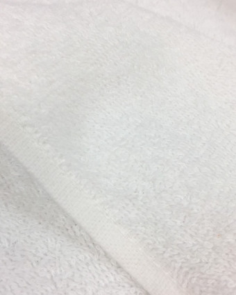 Tissu éponge 100% coton Hotel blanc - Mercerine