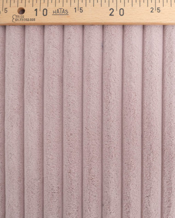 Tissu Velours Mega Côtes Flamingo Ambre- Mercerine