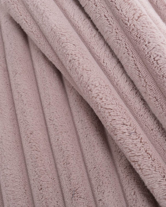 Tissu Velours Mega Côtes Flamingo Ambre - Mercerine