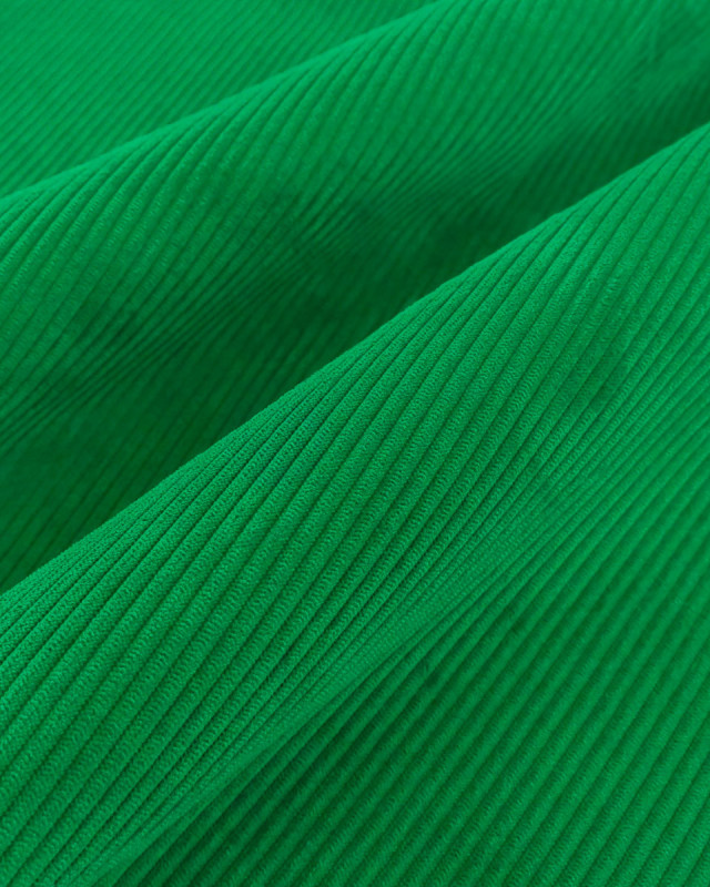 Velours Côtelé Ameublement Belém Basilic - Mercerine